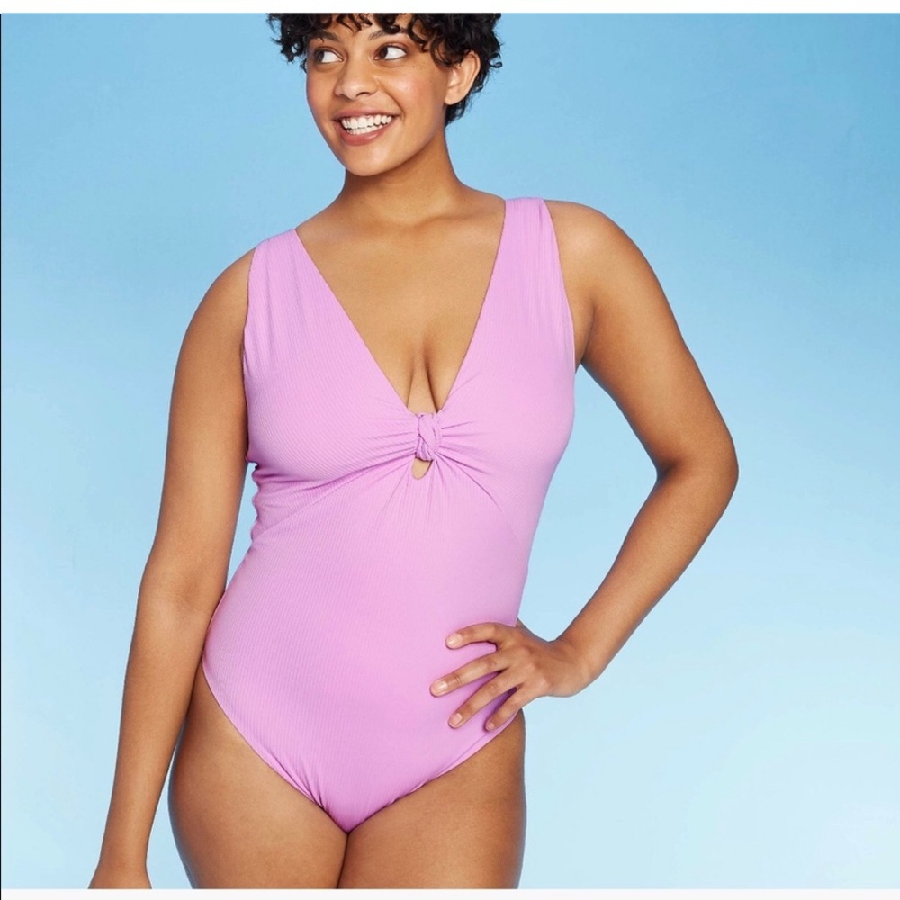 Lilac one piece swimsuit